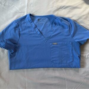 Figs Ceil Blue Catarina Top